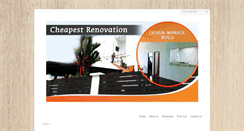 Desktop Screenshot of cheapestrenovation.com